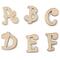 12 Packs: 54 ct. (648 total) 3/4" Curlz Wood Letters by Make Market®
